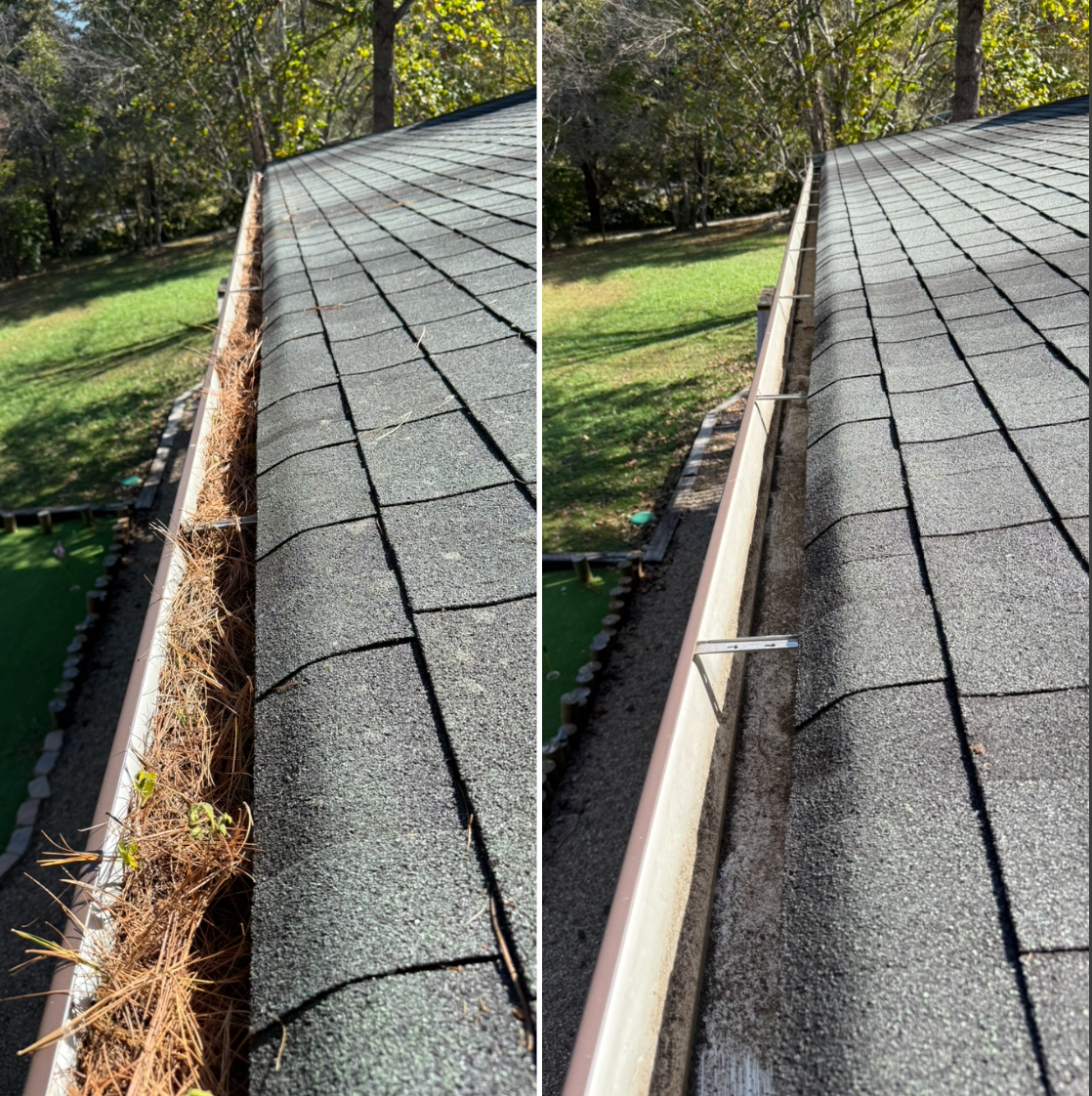 Residential Gutter Cleaning & Downspout Flushing