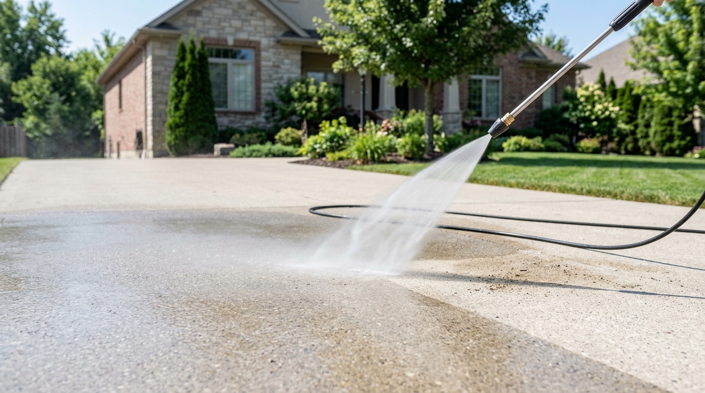 Is Pressure Washing Concrete a Good Idea, or Could It Crack?