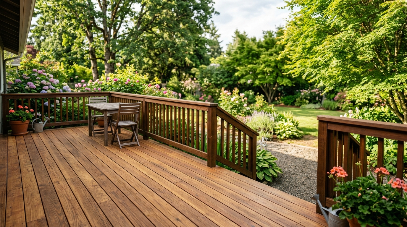 Why Does My Deck Get Dark Spots After It Rains a Lot?