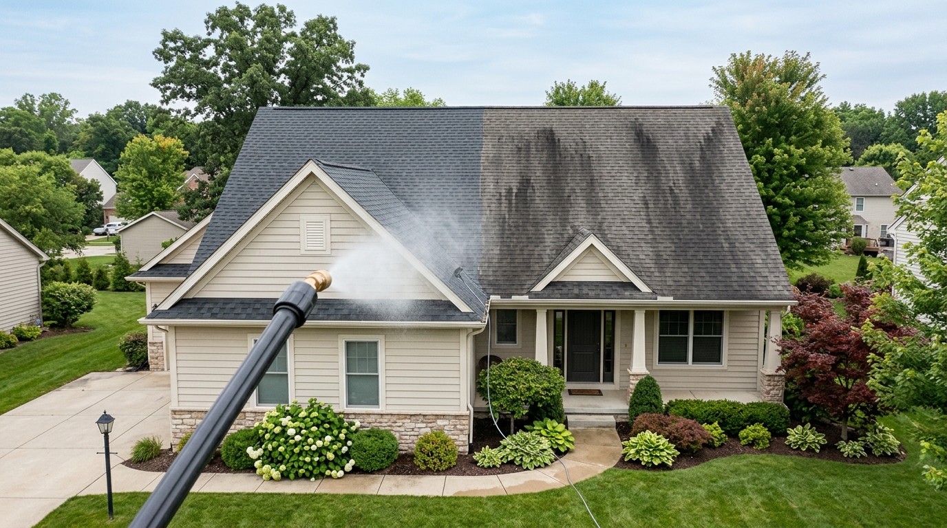 Will Pressure Washing Ruin My Roof? The Truth About Soft Washing